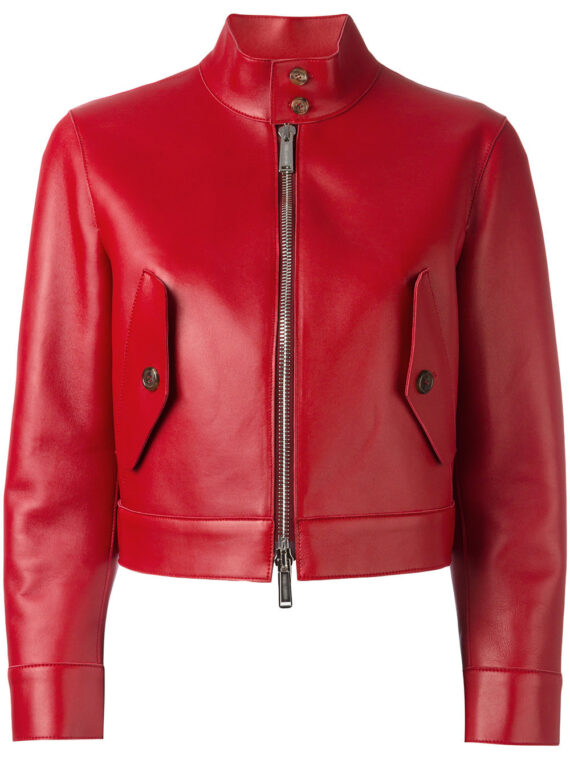 Women Red Leather Jackets