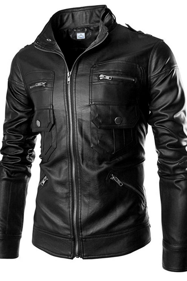 Vearfit Aviator Sheepskin Real Brown Leather Bomber Jacket for Men ...
