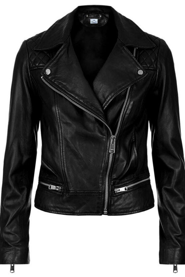 VearFit Women's Smarterious Long Coat Blazar Plus Size Leather Jacket ...