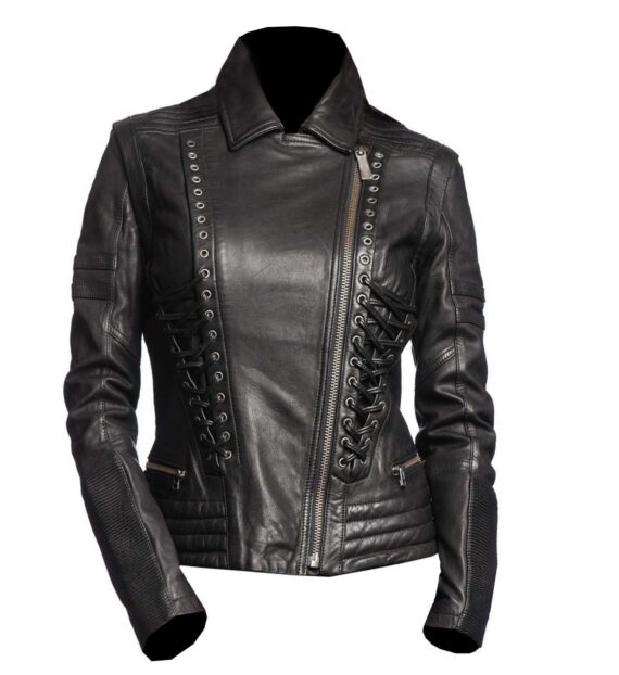 womens genuine leather jacket