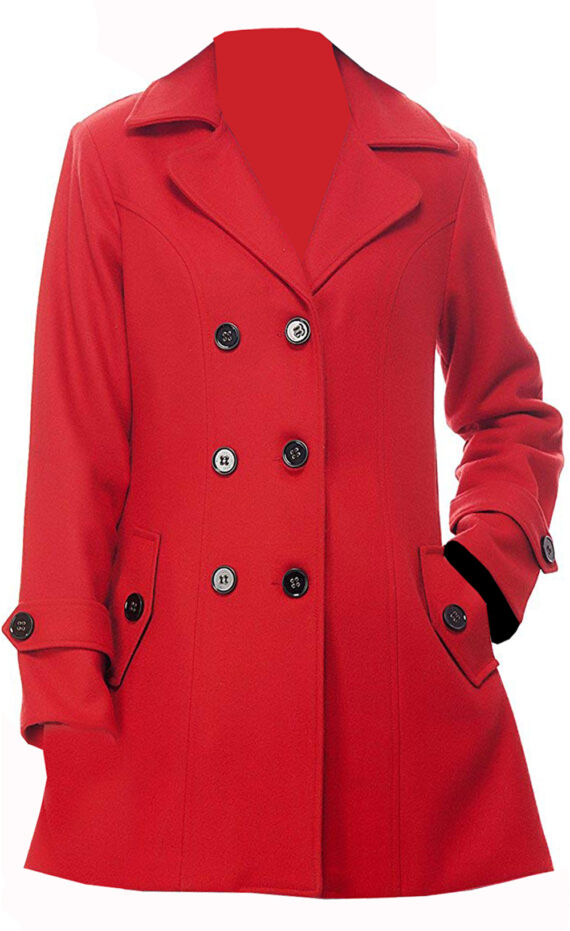 Four hole Buttons wool Coat