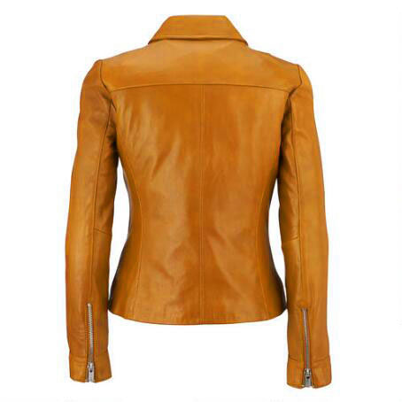 VearFit Simple Coat Black Faux Leather Blazer Smooth Fashion designer ...