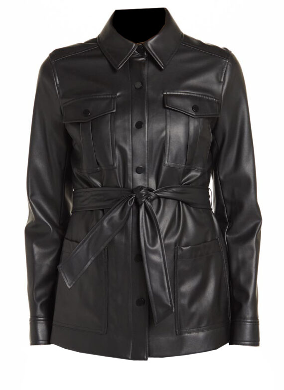 Women Leather Blazer Coats